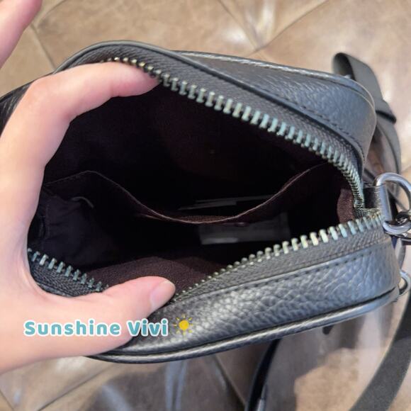 NWT COACH CW388 Sullivan Crossbody In Signature Canvas & Leather Walnut Black - Picture 4 of 7